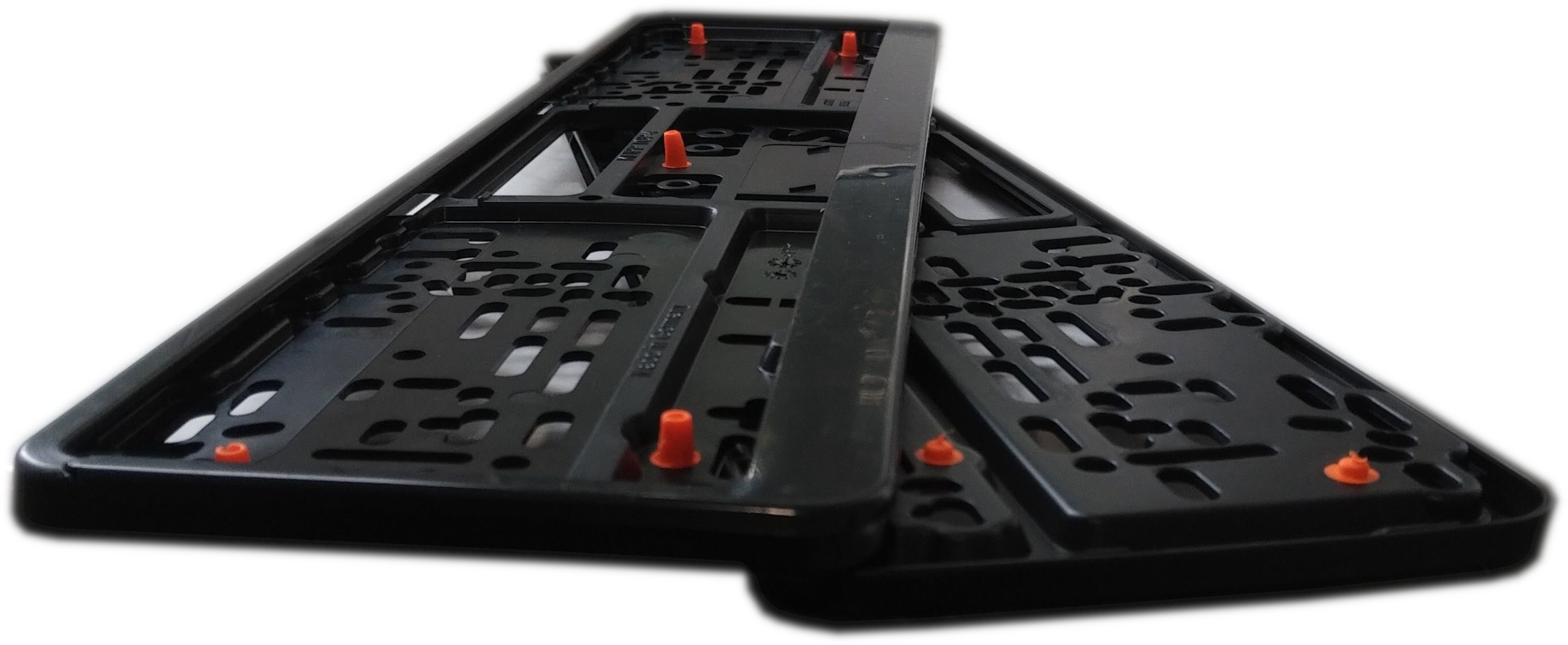 Ramki tablic rejestracyjnych antywibracyjne, 2 sztuki