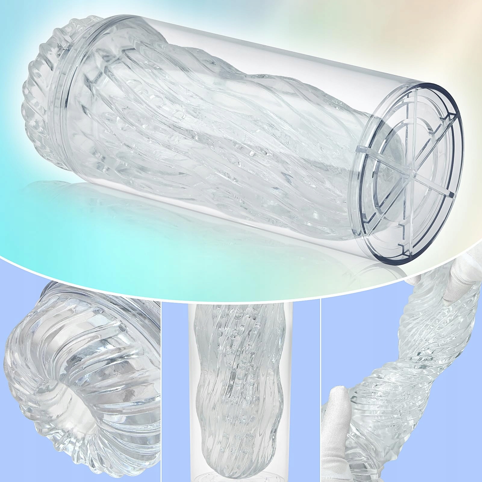 ROLUCK Masturbator Dla Mężczyzn 3D Vagina Trening Erekcji Sex Zabawka — miniatura 4
