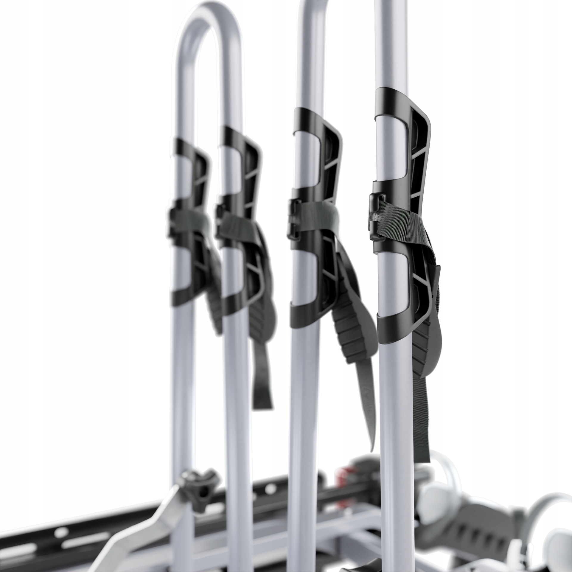 PLATFORMA ROWEROWA BAGAŻNIK NA HAK 3 ROWERY UCHYŁ do 75KG ZAMYKANY Szerokość produktu 75 cm