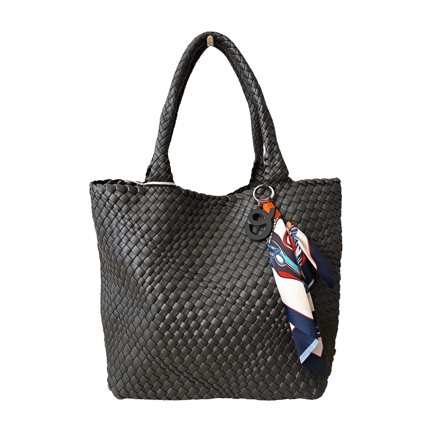 David Jones taška shopper černá pletená