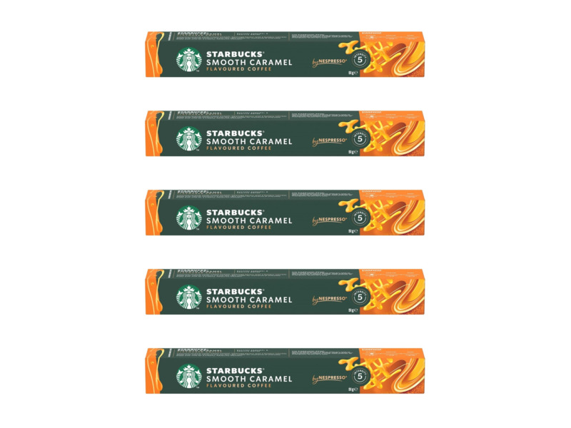 Kapsułki Starbucks Smooth Caramel do ekspresu Nespresso 5 x 10 szt