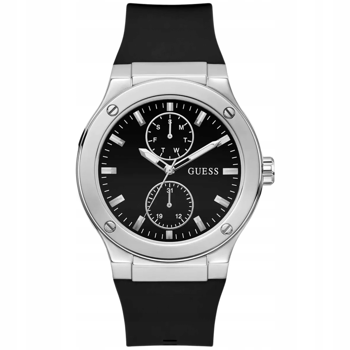 Pánské Hodinky Guess GW0491G3 s černým řemínkem