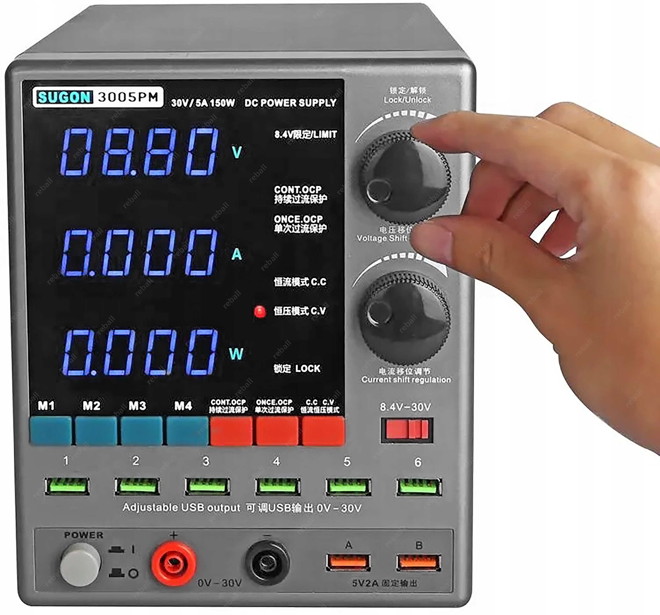 Servisní Laboratorní Napájecí Zdroj S Regulací Sugon 3005PM 30V 5A