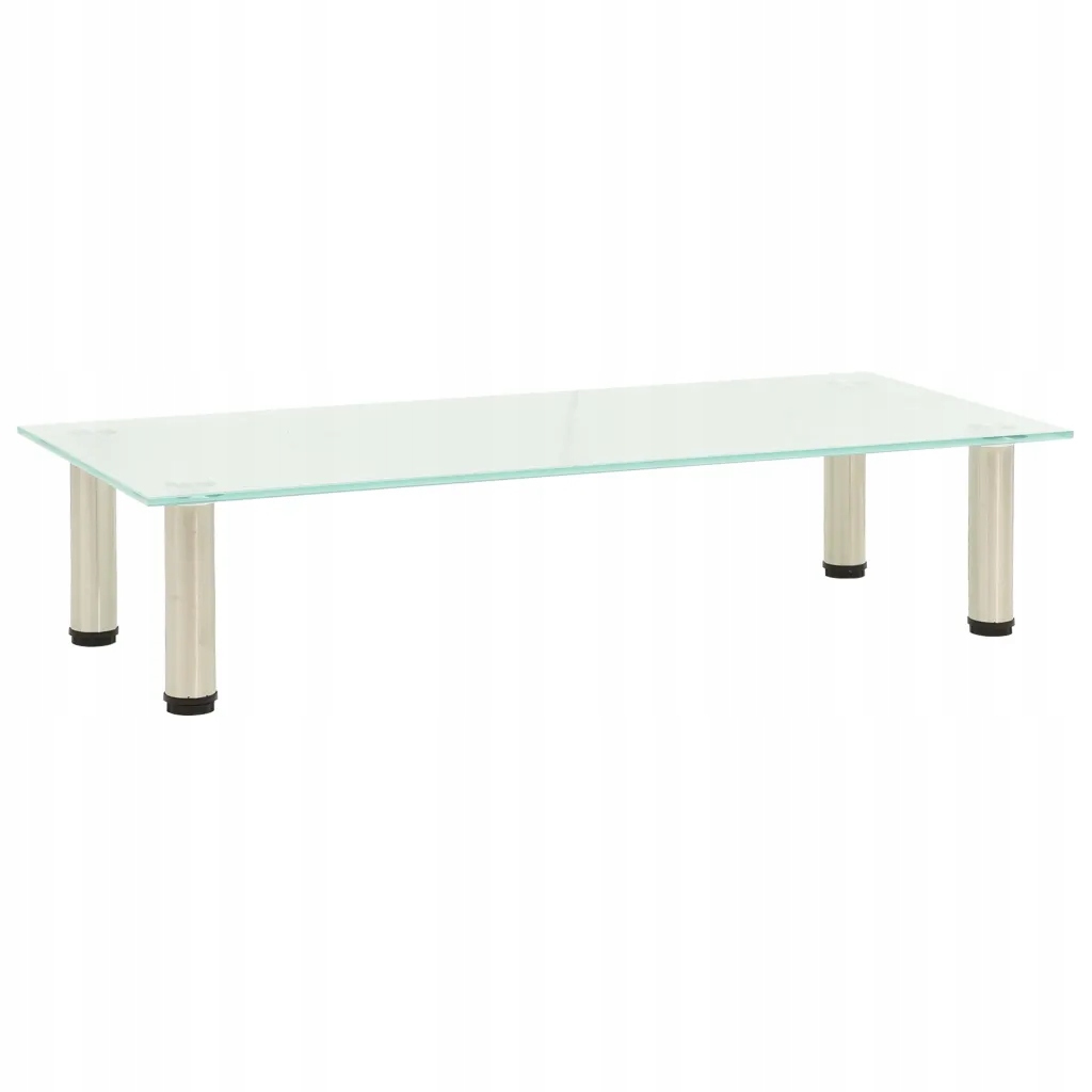vidaXL Tv stolek mléčný 60 x 35 x 17 cm tvrzené sklo