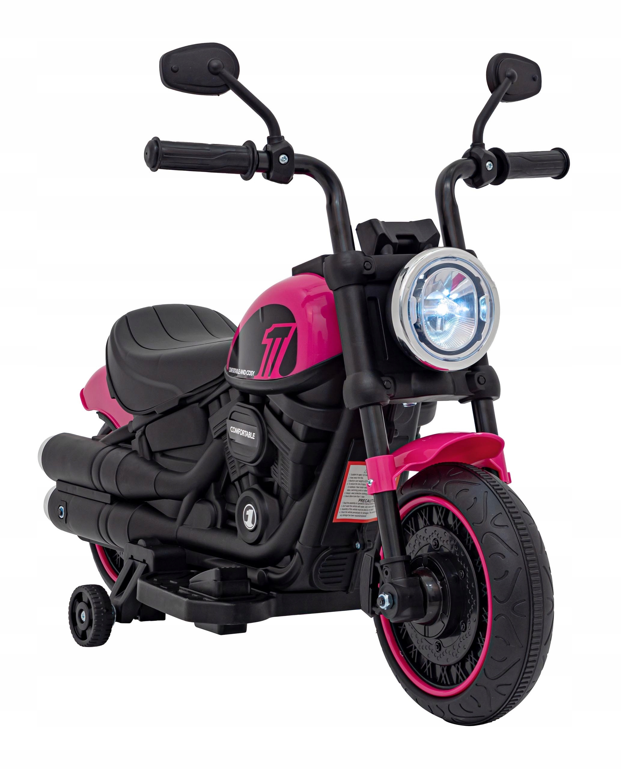 trzykołowy Motor Chopper Faster dla dzieci Radio tablica imienna