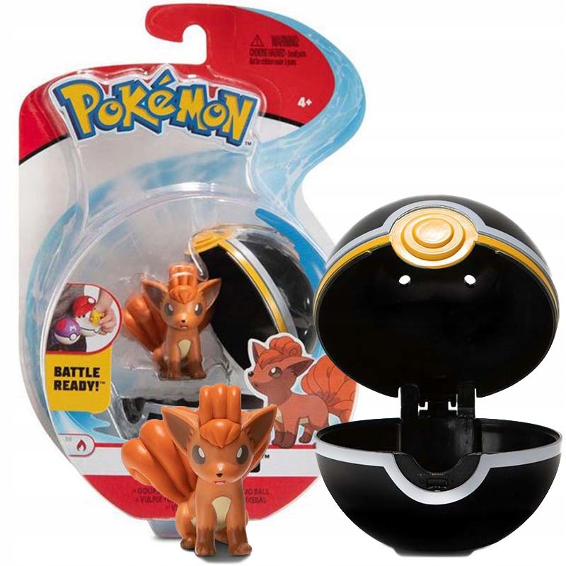 

Pokemon Clip'N'Go Figurka Vulpix Luxury Ball