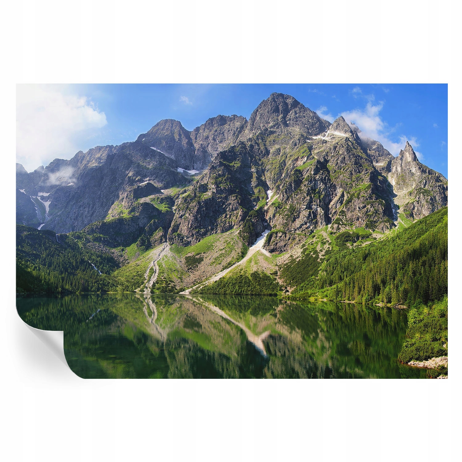 Samolepicí dekorativní fototapeta do ložnice Malebné hory 152 x 104 cm