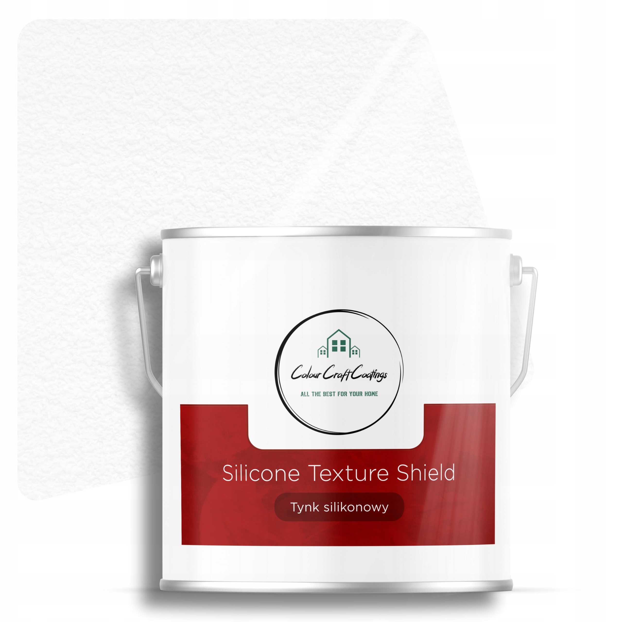 Silikonová Fasádní Omítka Granulace 1.5 MM Beránek Bílý Studený 7 Kg F102