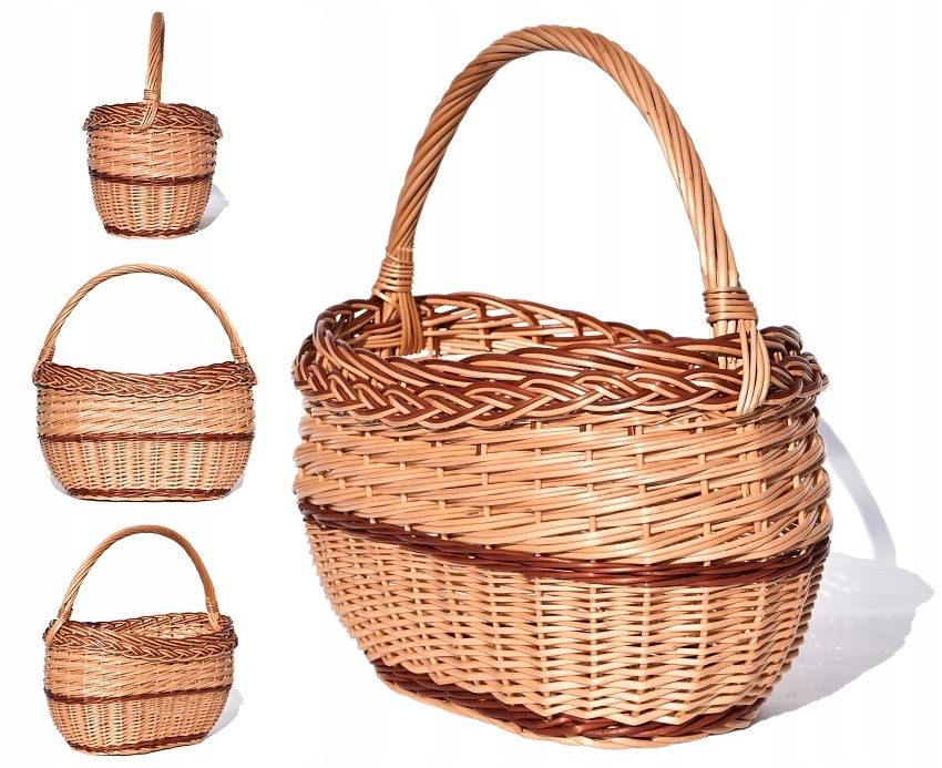 Košík na houby Nákupní košík na svatbu nebo jako dárek