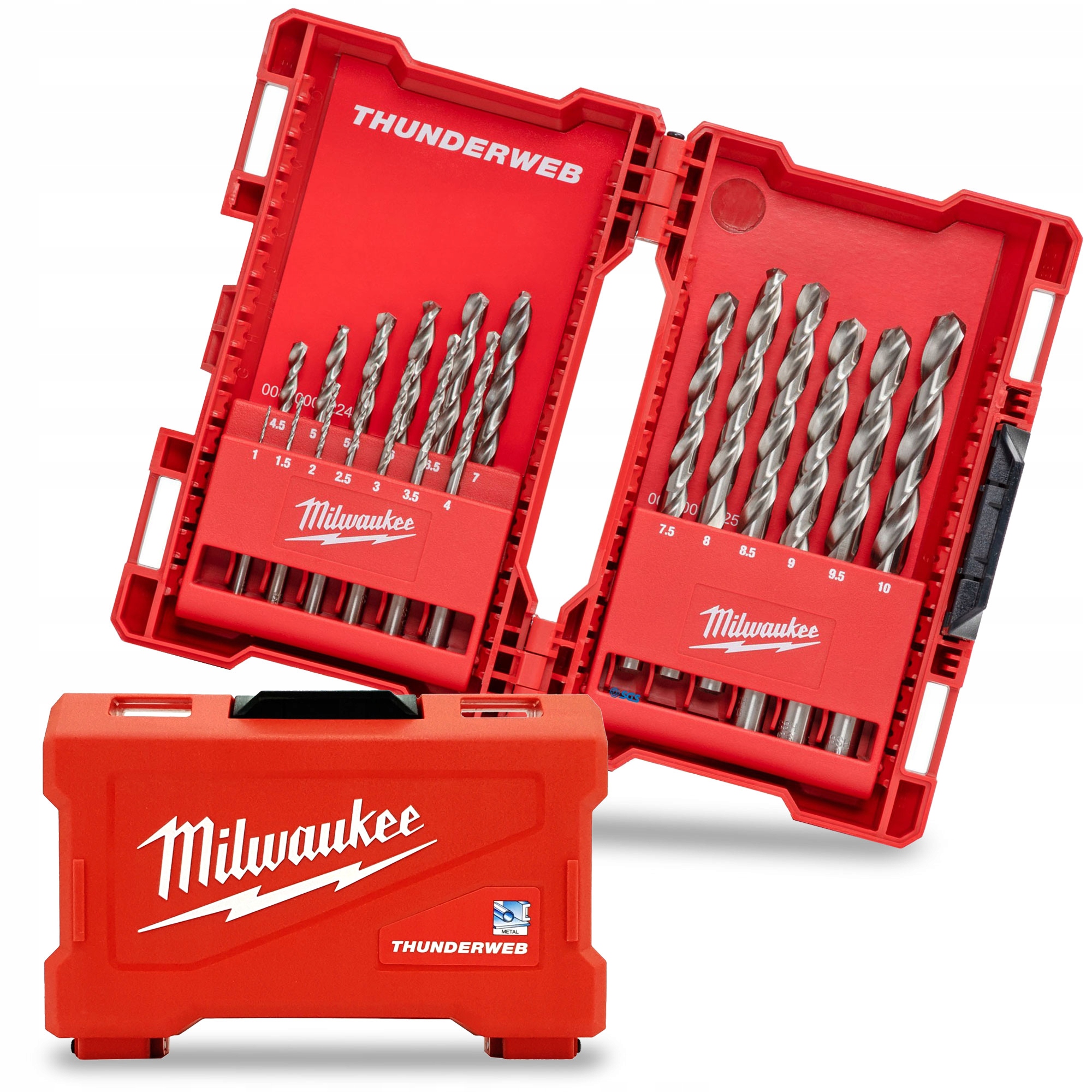 

Wiertła Do Metalu Zestaw Hss-g Milwaukee 19 szt