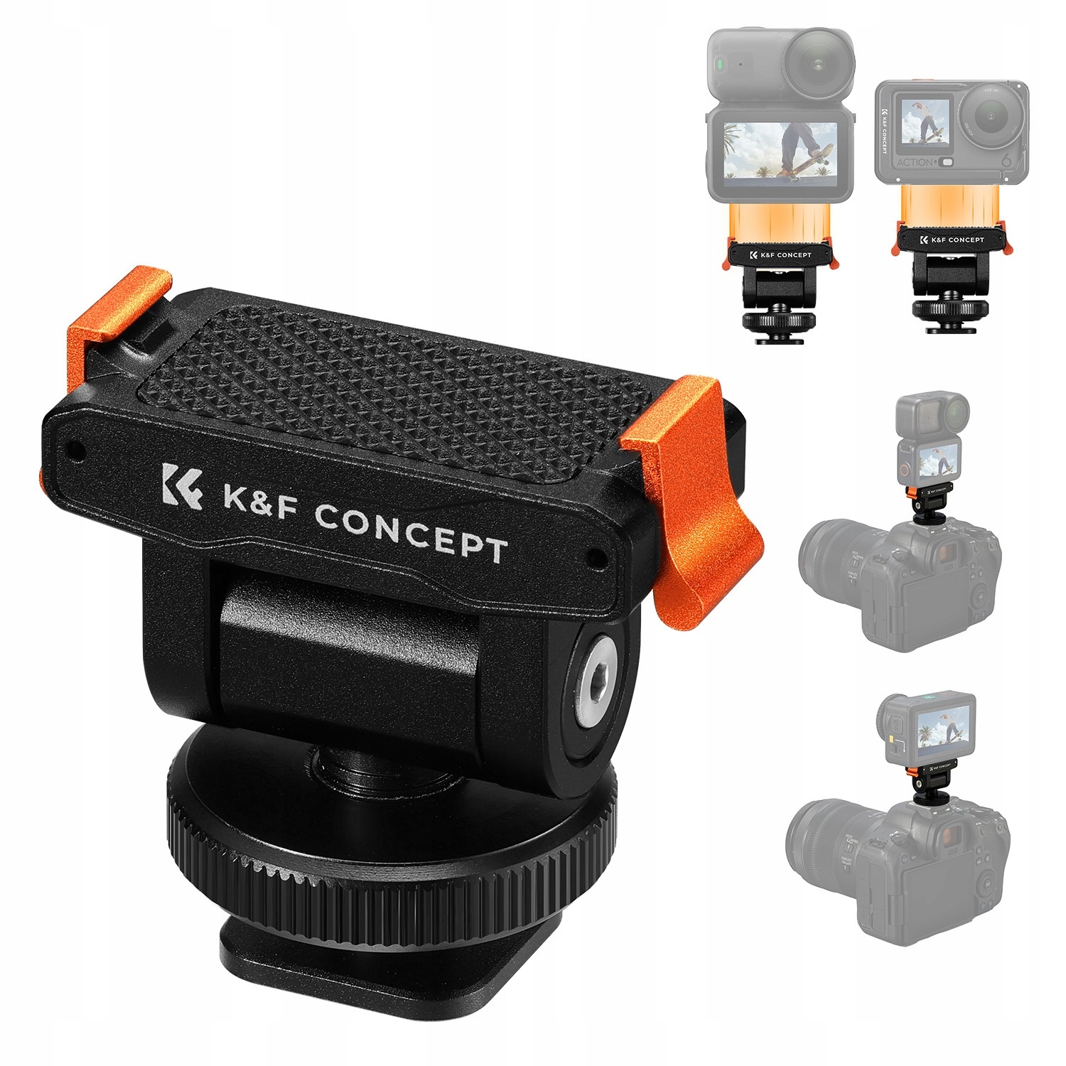 Magnetická rychlospojka Držák pro Dji Osmo Action 6 Nano Závit 1/4" Iso