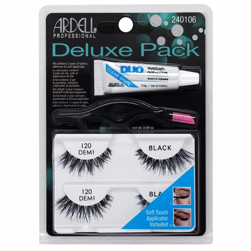 

Ardell Deluxe 120 Sztuczne Rzęsy Klej Aplikator
