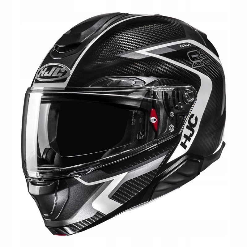 Motocyklová prilba Hjc Rpha 91 Carbon Lagos Black/white čierna biela Darčeky