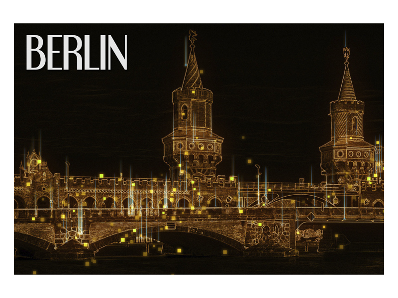 

Berlin Wieża Most Magnes na lodówkę