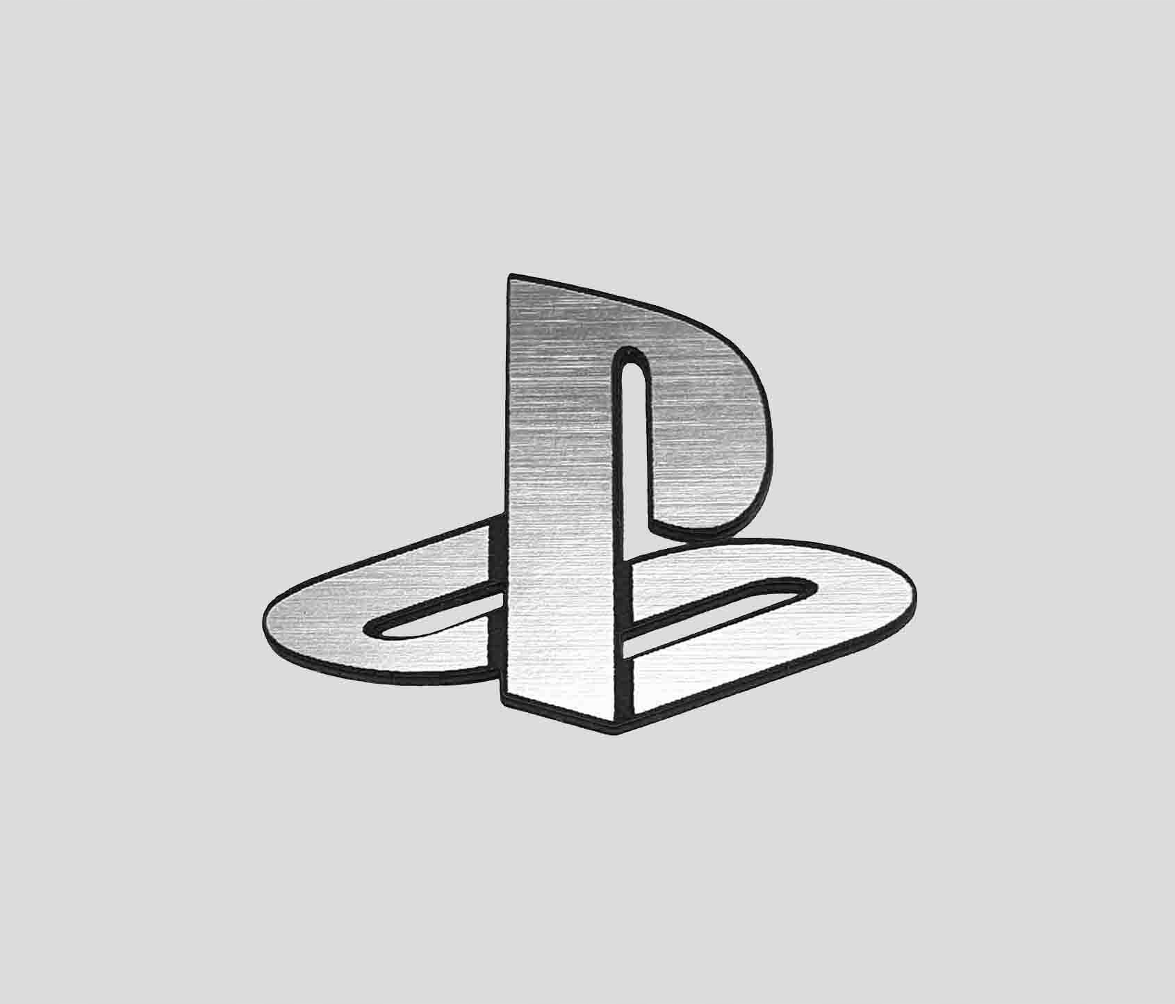 

Playstation naklejka emblemat logo 19x15mm*SREBRNA