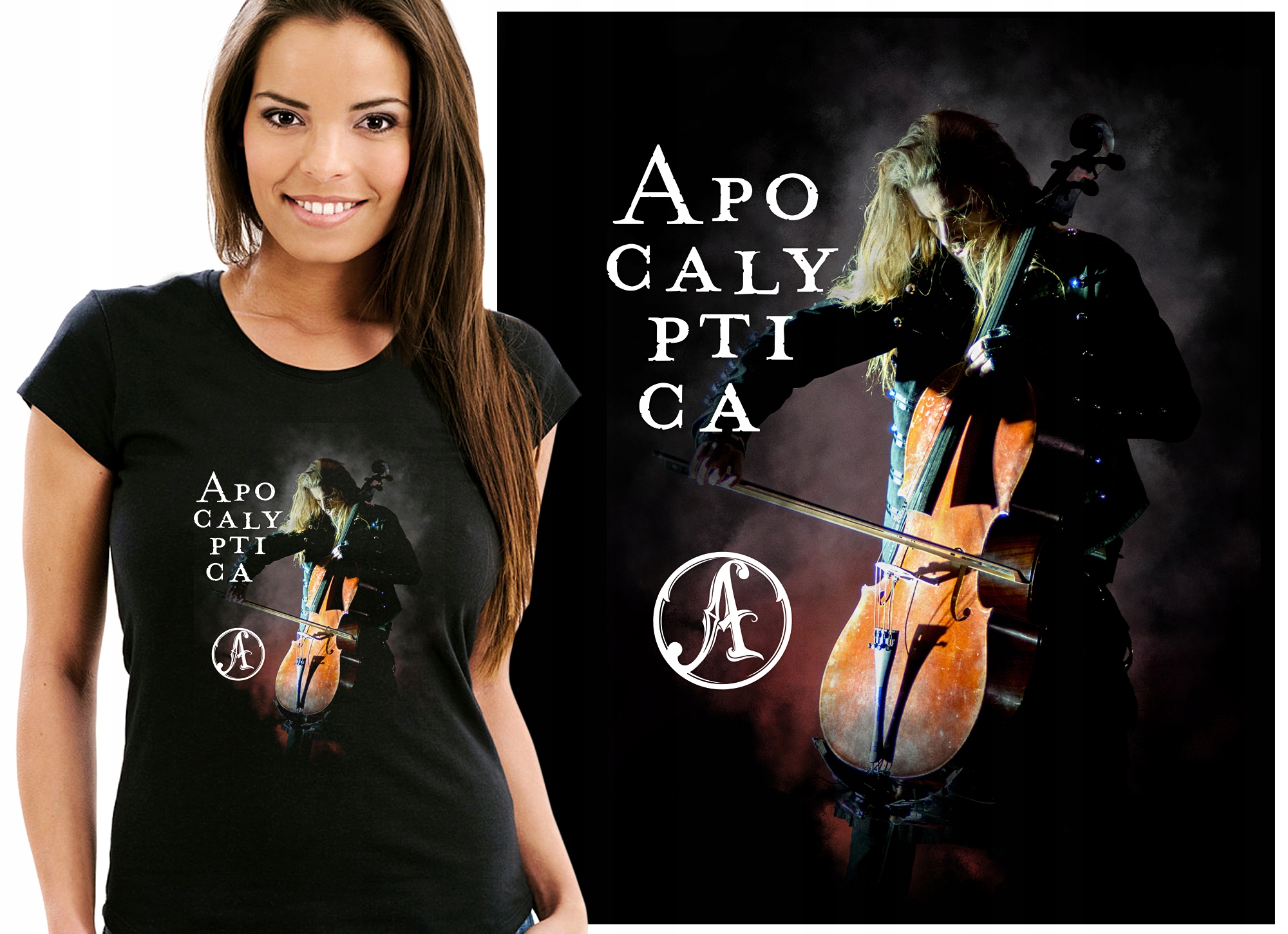 

Apocalyptica Metal Symfoniczny Koszulka Damska L