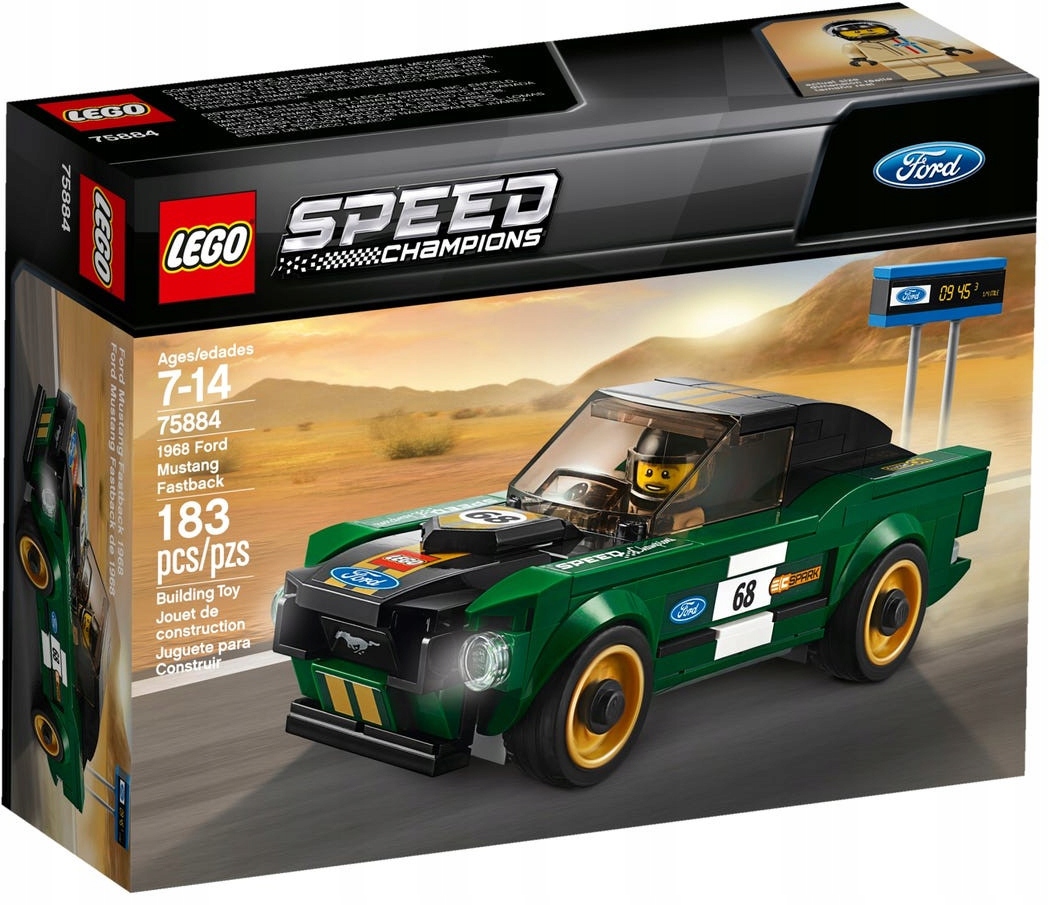 Lego 75884 Speed Champions 1968 Ford Mustang Fastback