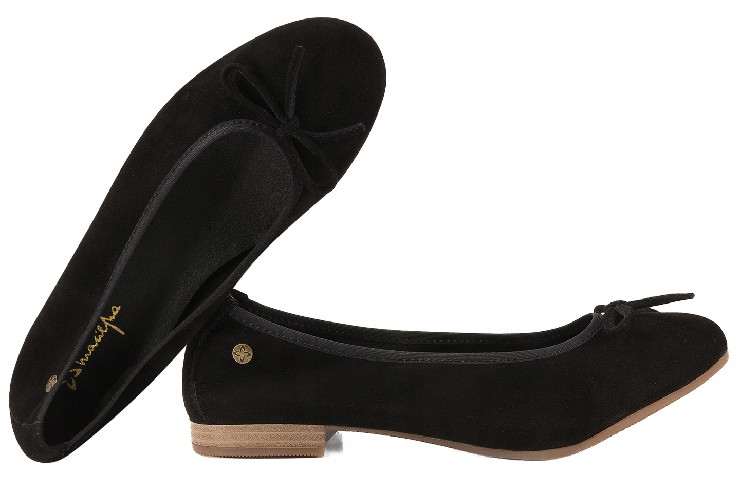 Maciejka P6800-20 Dámské Semišové Baleríny Polobotky Kožené 40