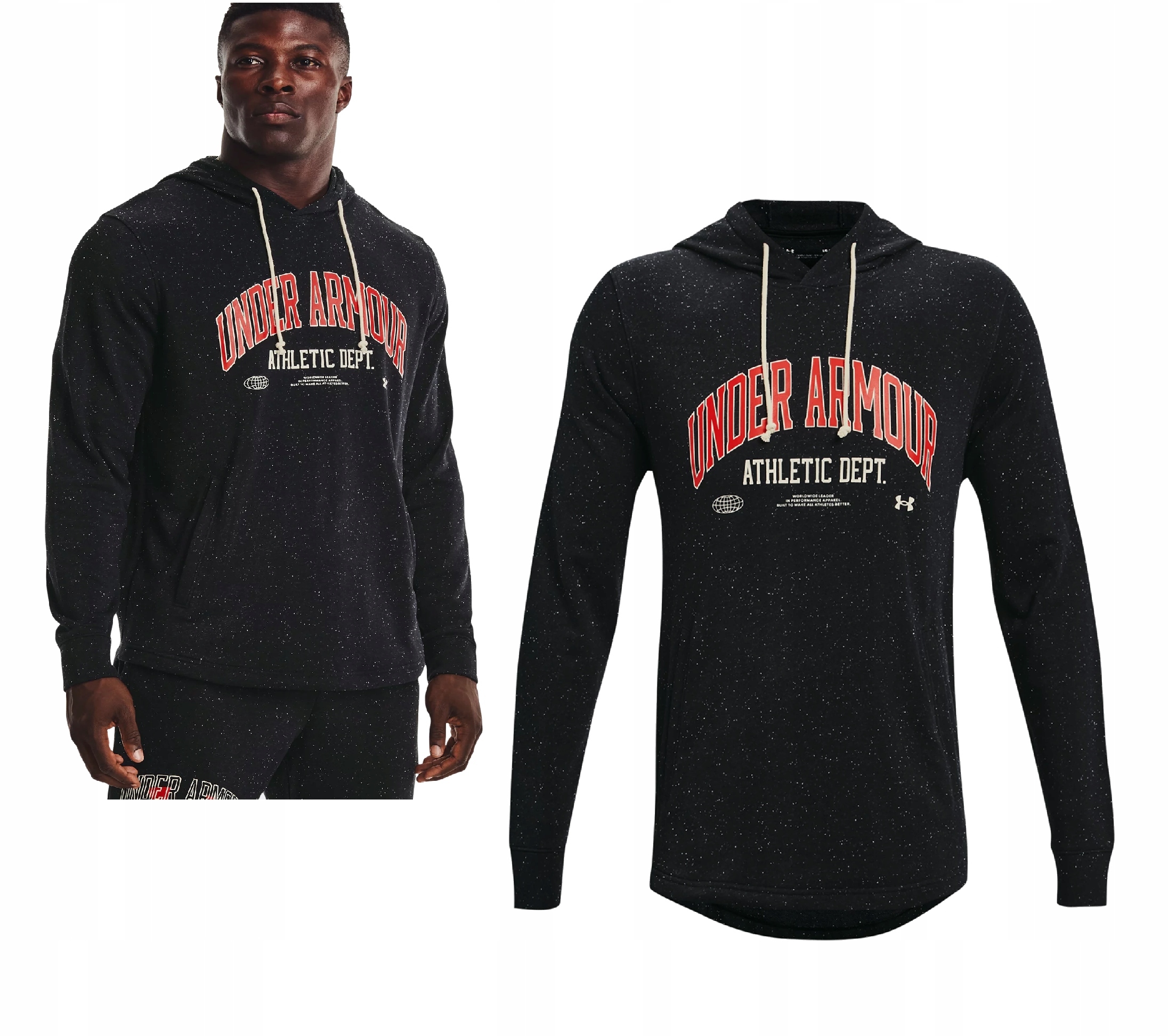 Pánská Mikina S Kapucí Under Armour Logo 600 Rival Try Athlc Dept Hd XL