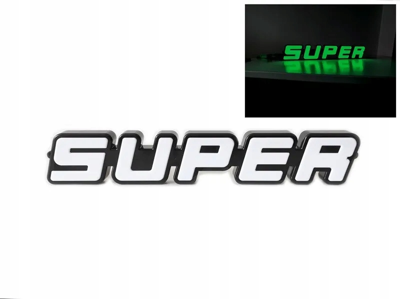 90442T - СУПЕР ЭМБЛЕМА С ПОДСВЕТКОЙ ЗЕЛЕНЫЙ СВЕТОДИОД SCANIA