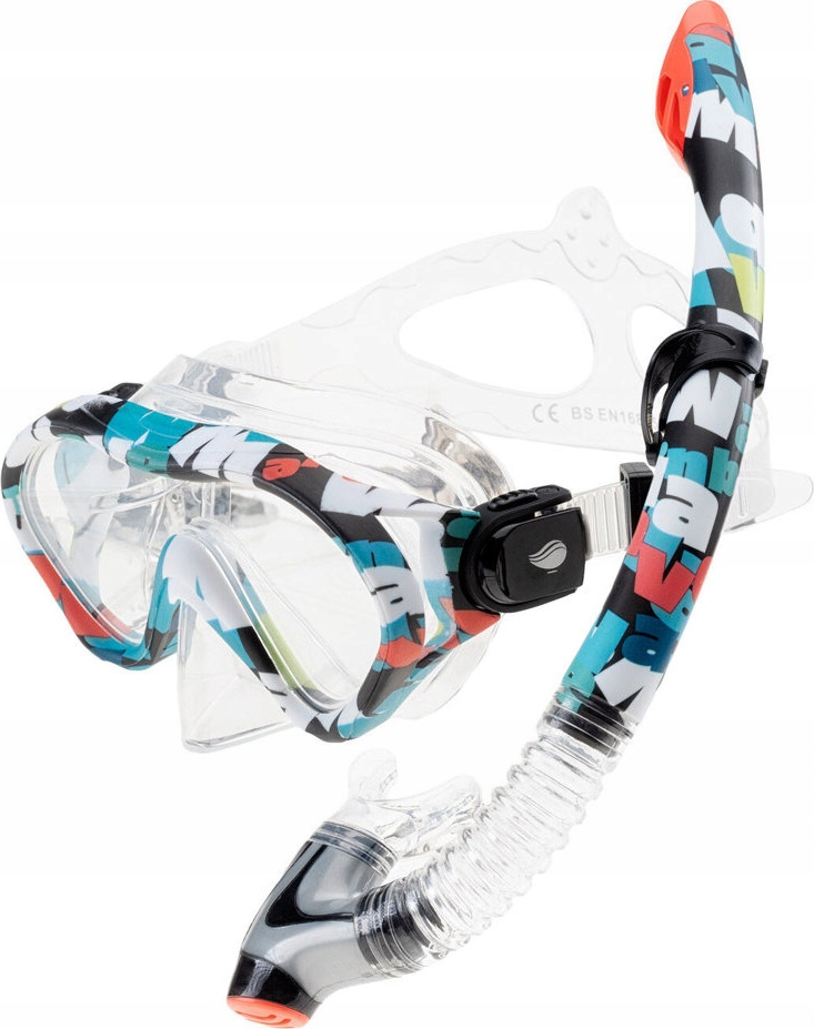 Sada Potápěčské Brýle Potápěčská Dýmka Pro Plavání Aquawave