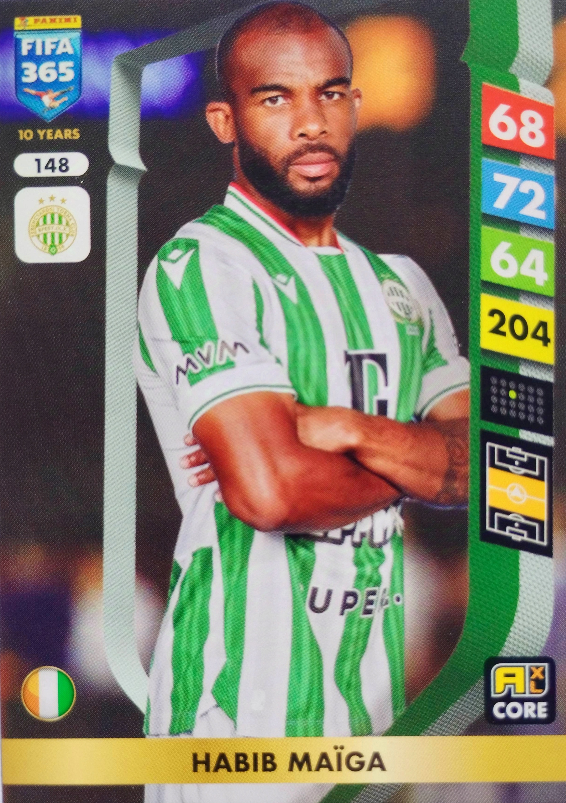 Panini Fifa 365 2025 Core 148 Habib Maiga Ferencvaros