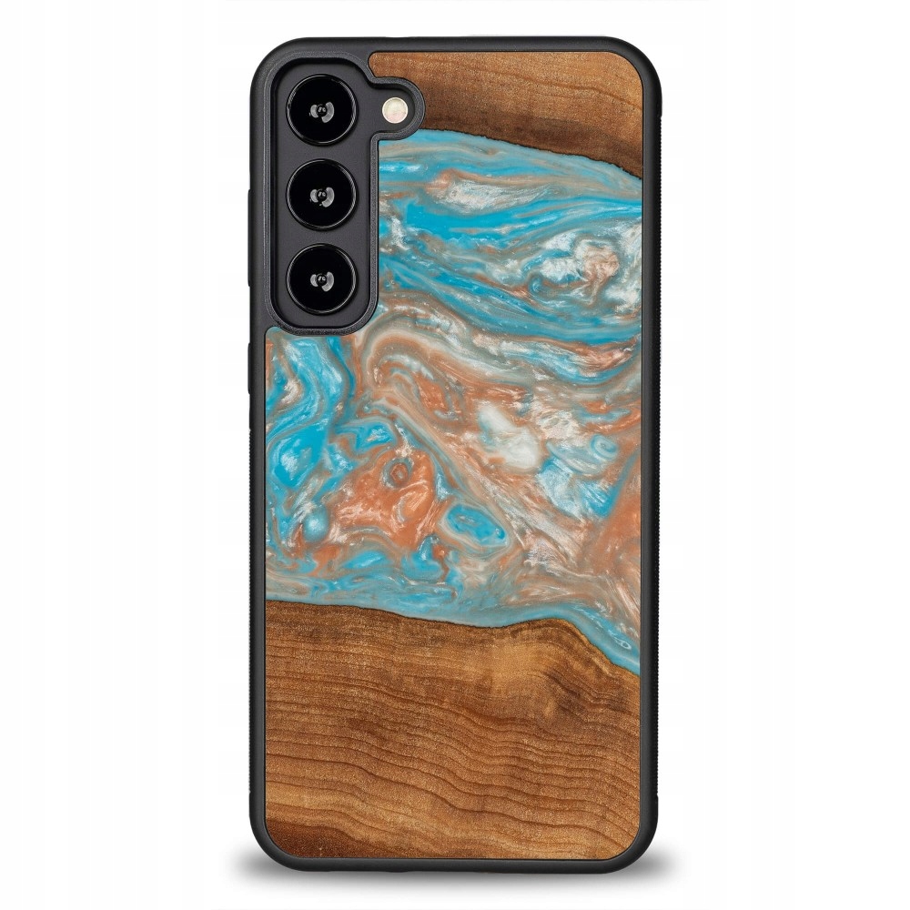 Pouzdro Bewood Unikátní pro Samsung Galaxy S23 Plus Planety Saturn