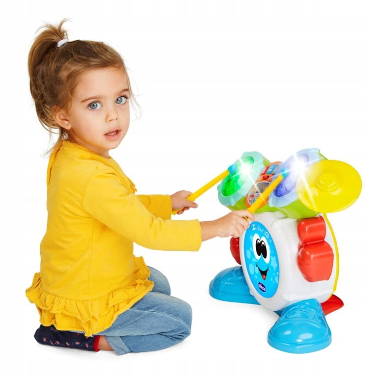 Chicco Perkusja dla dziecka interaktywna zabawka Baterie 3x AA 1,5V dołączone