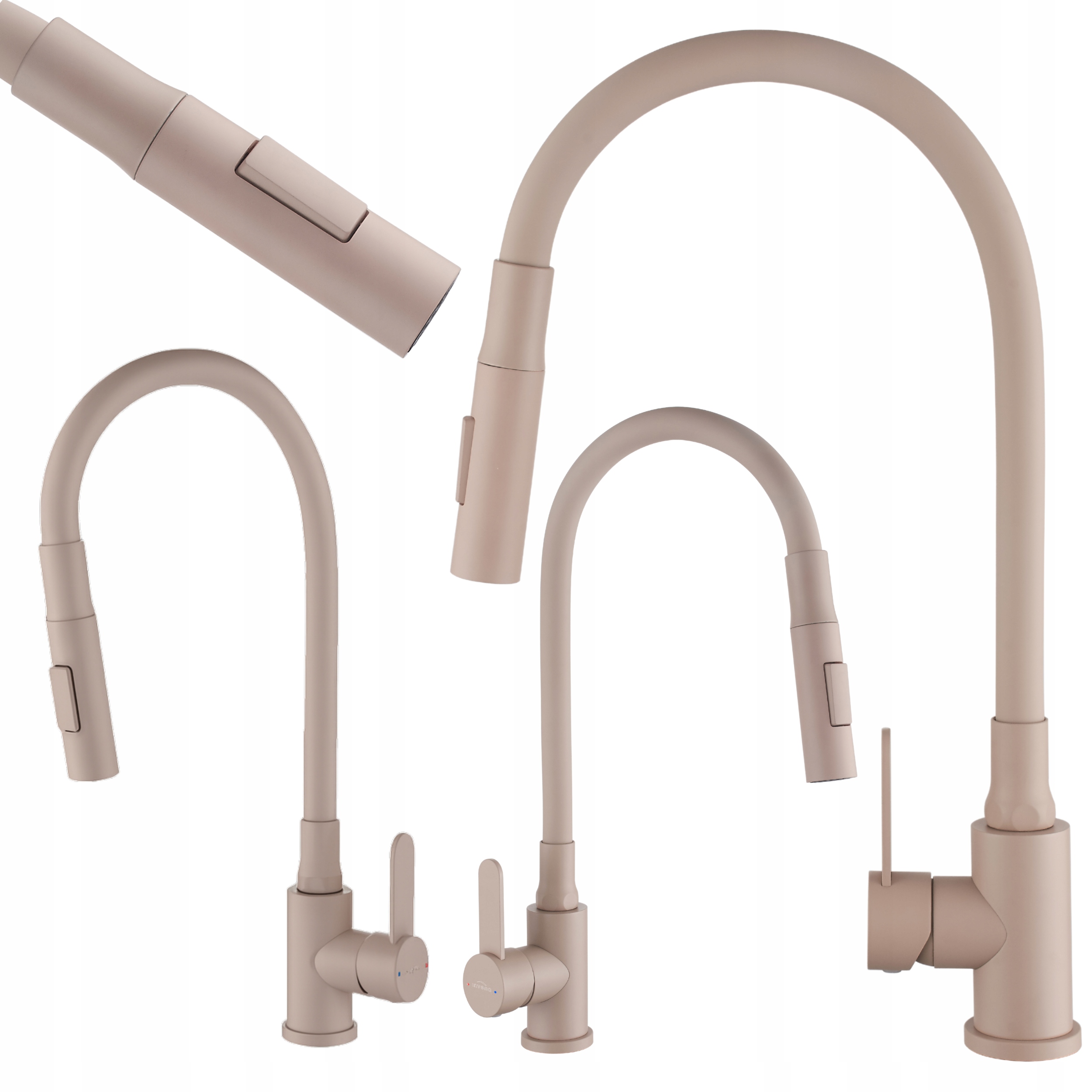 Bateria Zlewozmywakowa Kuchenna Stojąca Kran Elastyczna 2FUNKCYJNA Wylewka