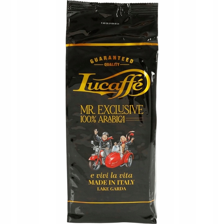 Kawa ziarnista Lucaffe Mr. Exclusive 100% Arabika 1kg Oryginalna Włoska