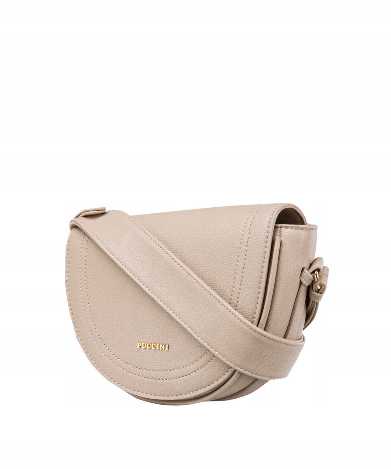 Dámská kabelka Přes Rameno Crossbody Půlměsíc Puccini Béžová BML019 6A