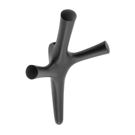 

Wieszak Ścienny Meblowy Koral Duży Czarny Metalowy