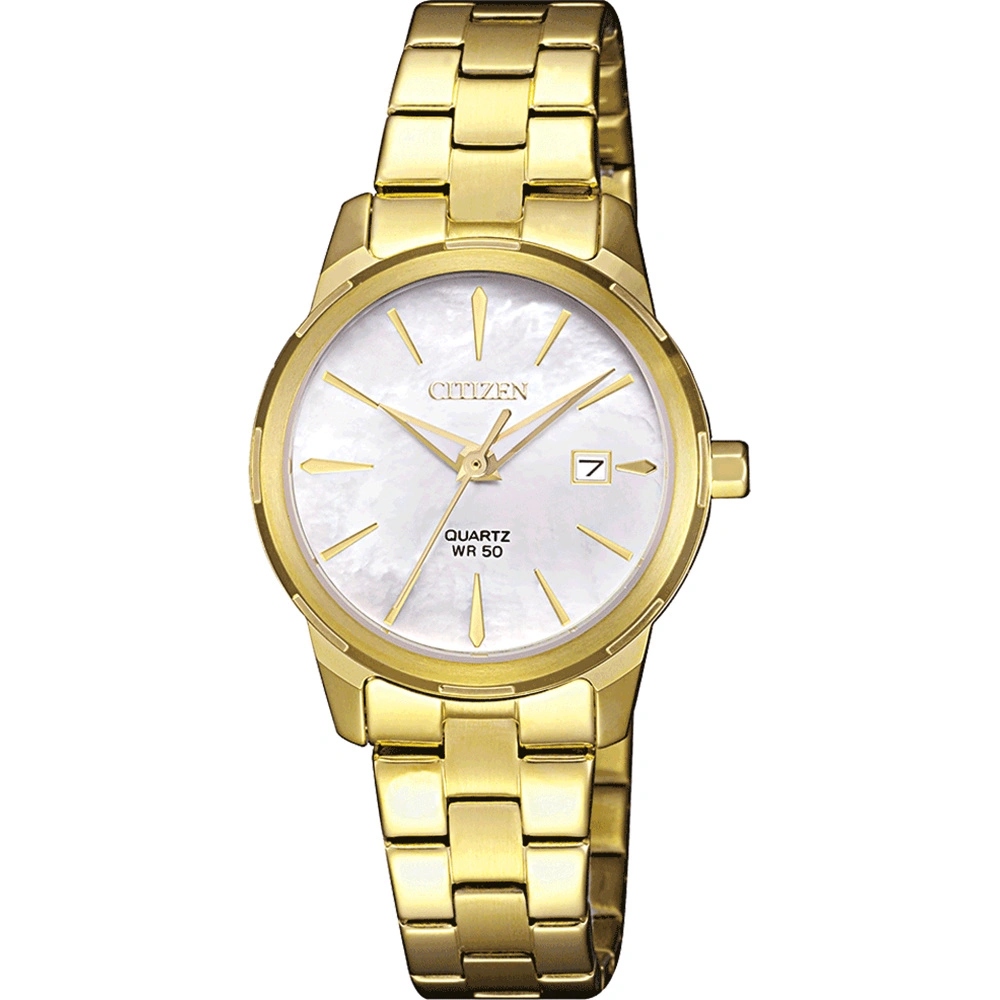 Dámské Hodinky Citizen EU6072-56D Quartz Elegantní Zlaté Na Náramku