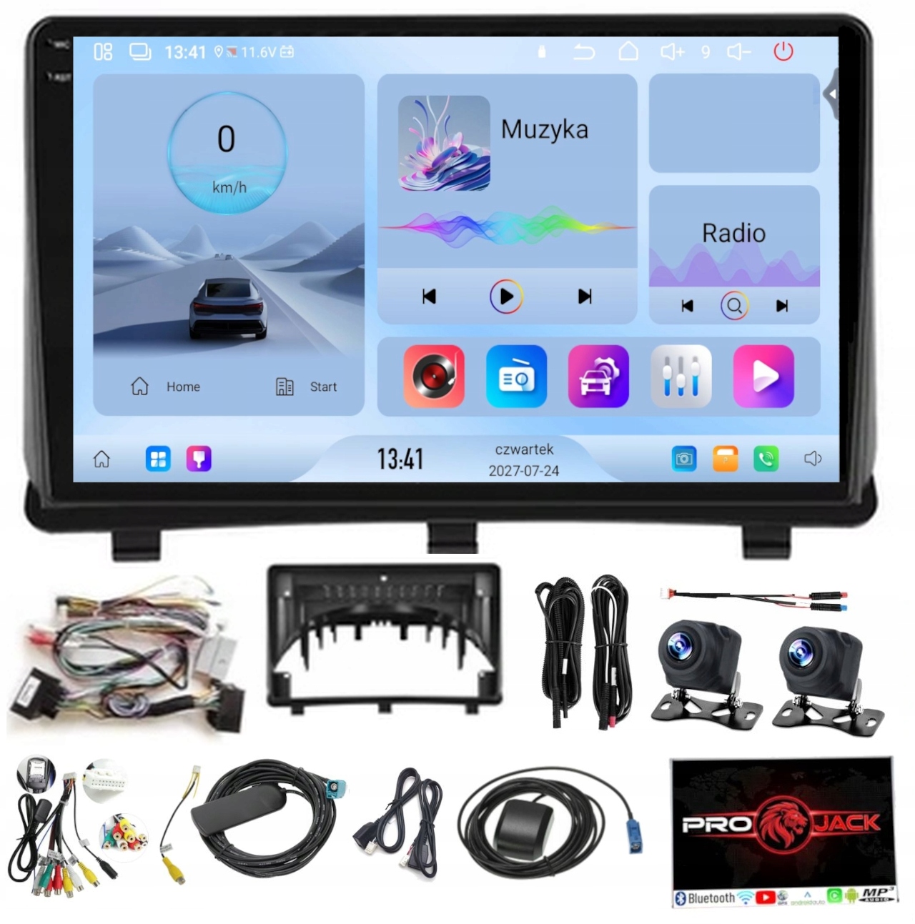 Rádio Gps Android Bt Opel Antara 2007-2012 Carplay Usb 4/64GB Sim