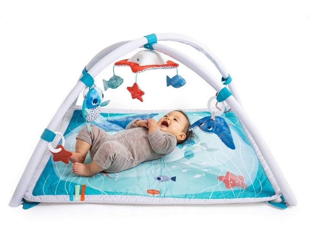 

Mata Edukacyjna z karuzelą Skarby Oceanu Tiny Love