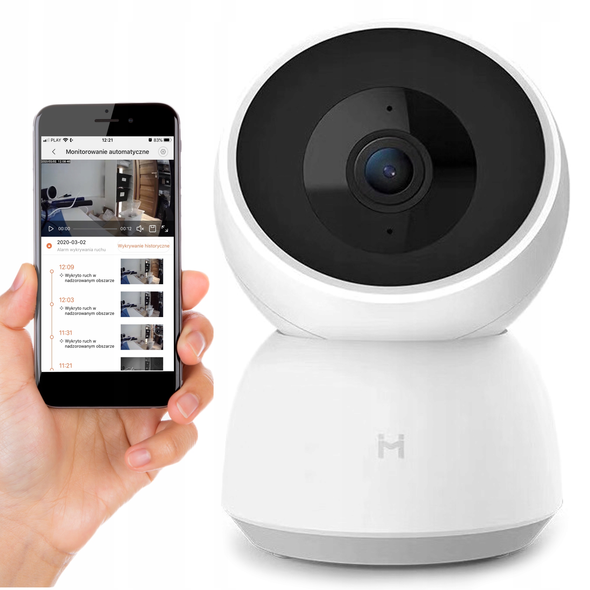 

Imilab Obrotowa Kamera Ip MI Home 1080p H.265 Eu