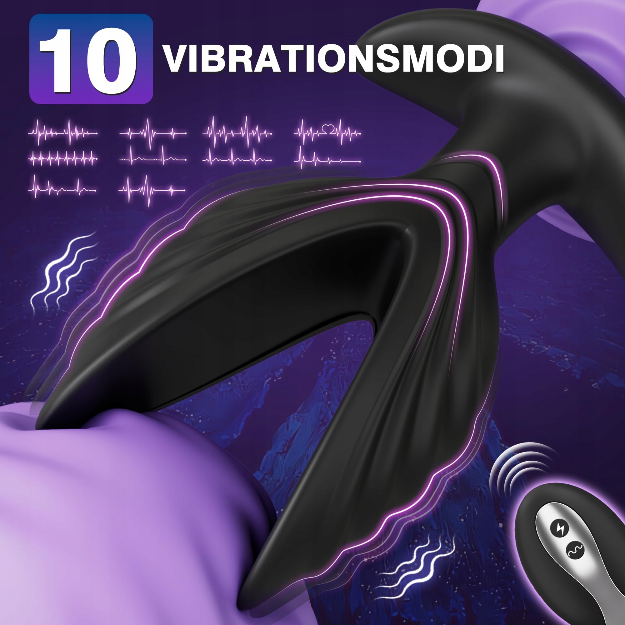 ELECTROPRO Wibrator Analny Prostata Elektro Wibracje Dla Mężczyzn XXL — miniatura 3