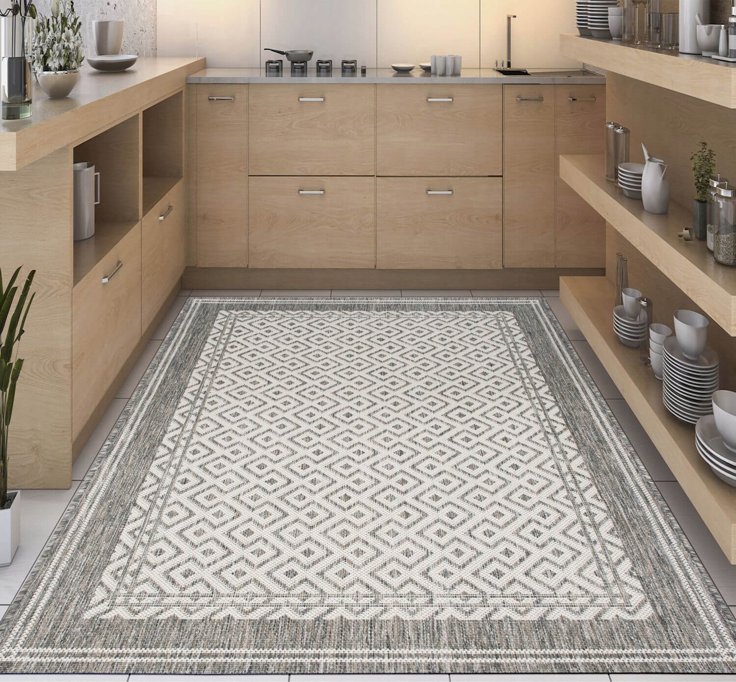 DYWAN ZEWNĘTRZNY TARASOWY OGRODOWY NA TARAS BALKON SZNURKOWY MATA 60X100 Grubość 6 mm