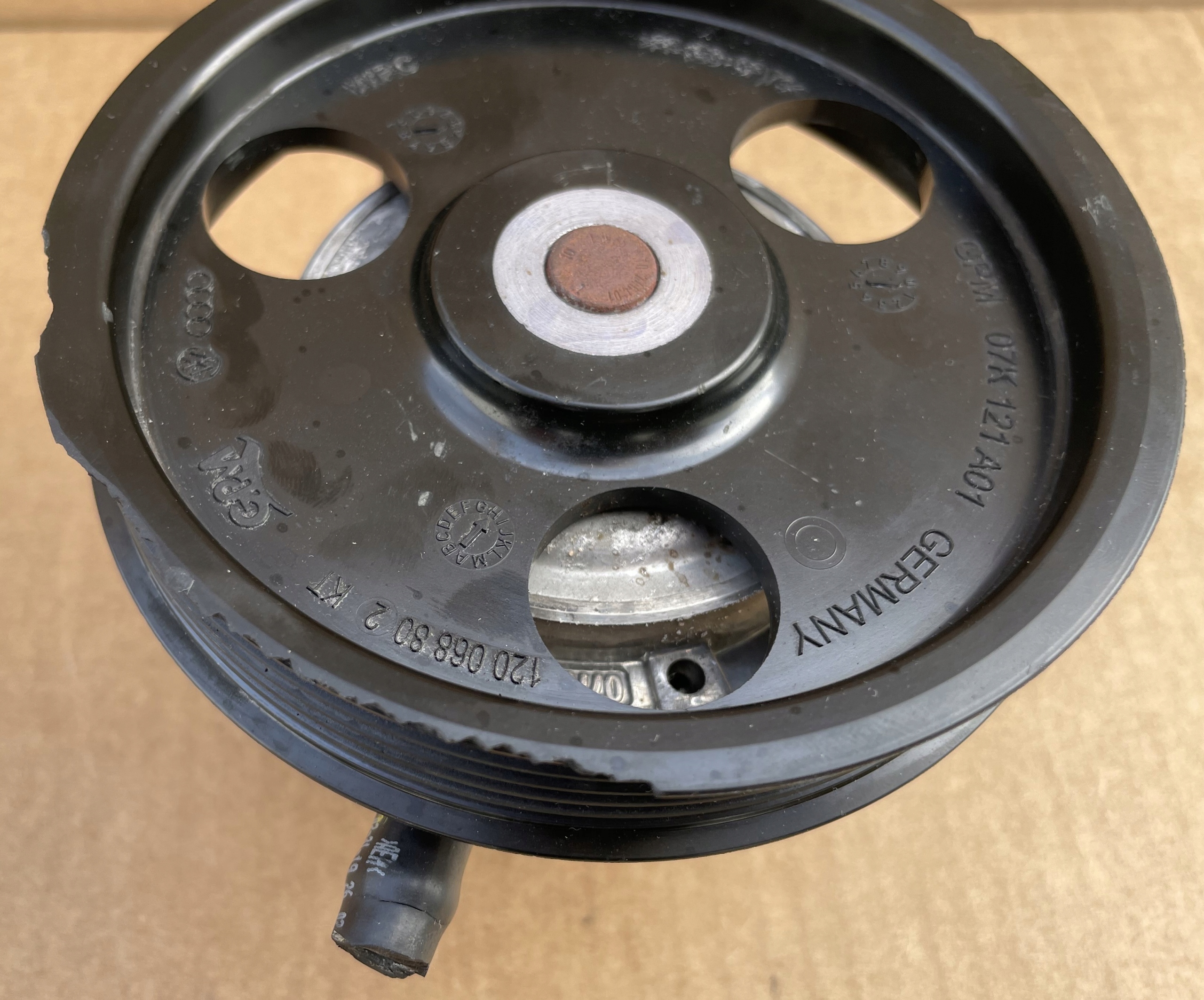 water pump VW SKODA AUDI original 07K121A01