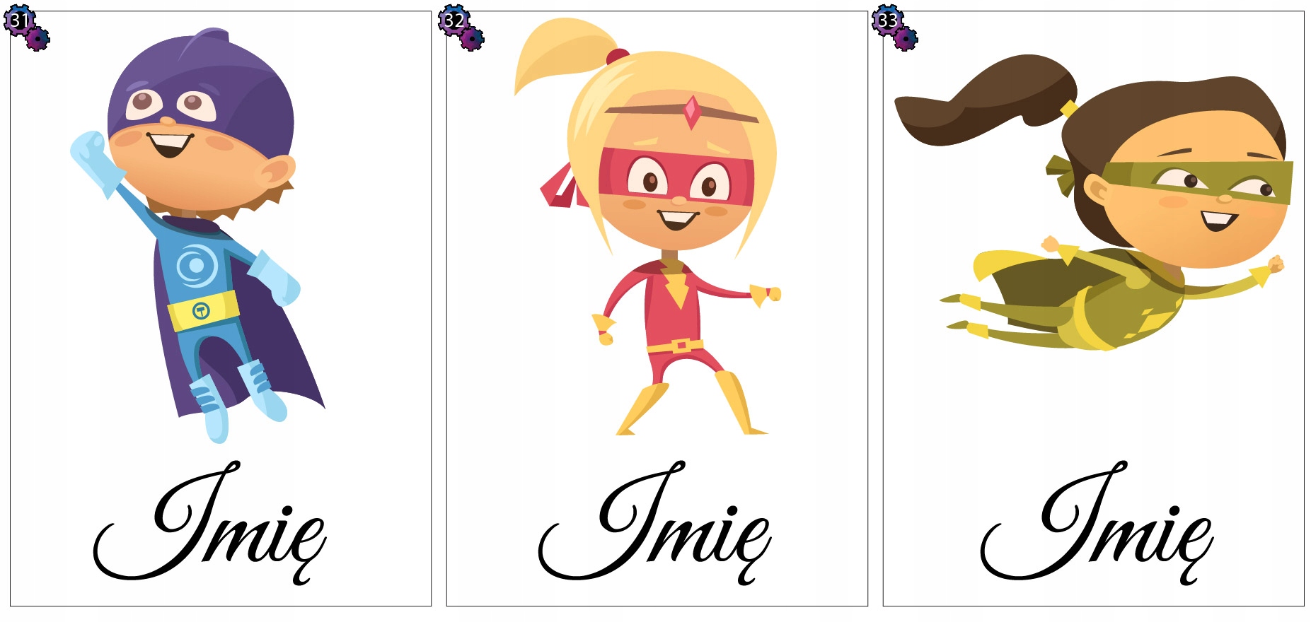 WOREK plecak szkolny DLA DZIECI IMIENNY przedszkol Bohater Inny