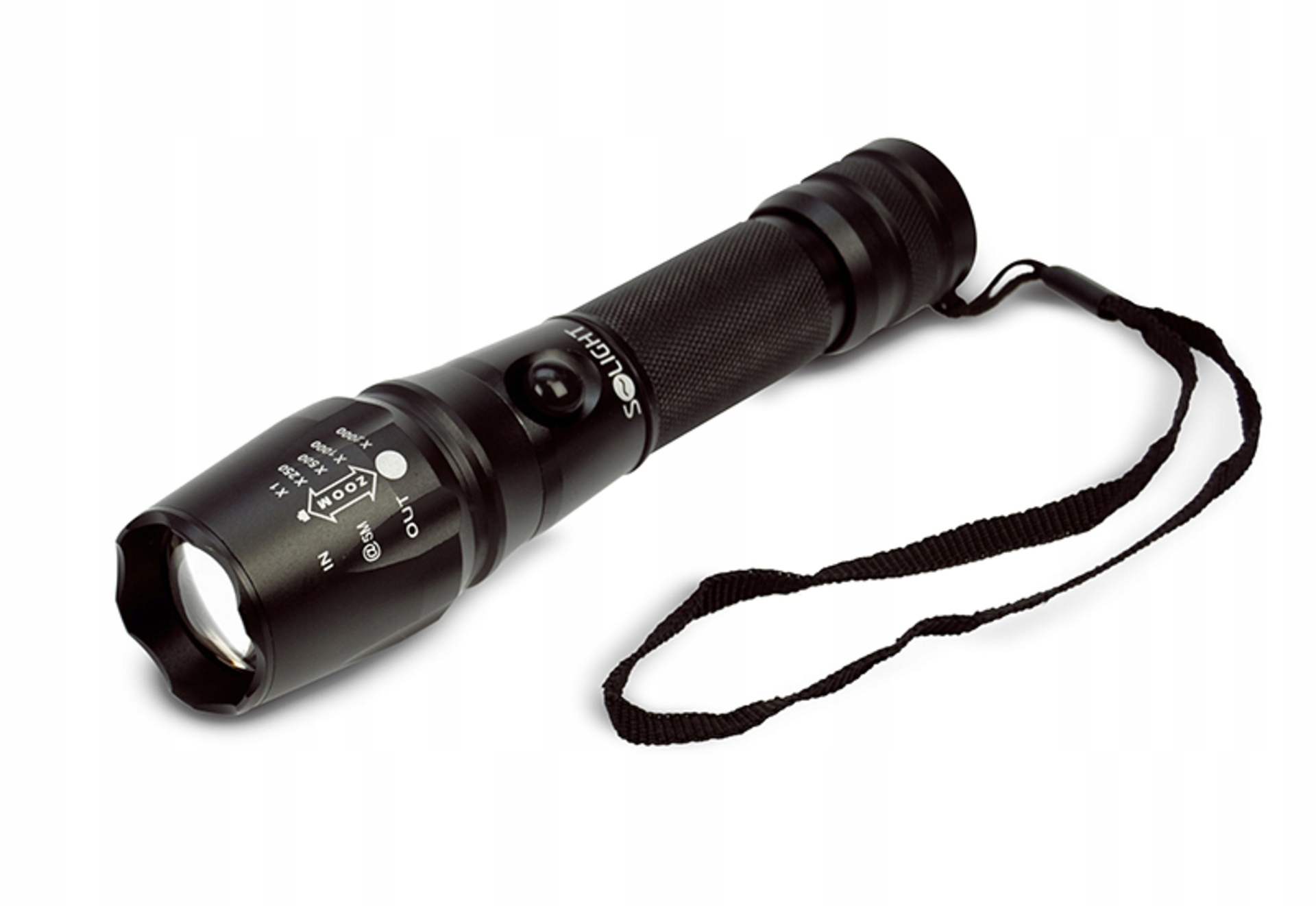 Solight Led nabíjecí svítilna WN13, 600lm, zoom, Li-Ion, 5 režimů, IP44