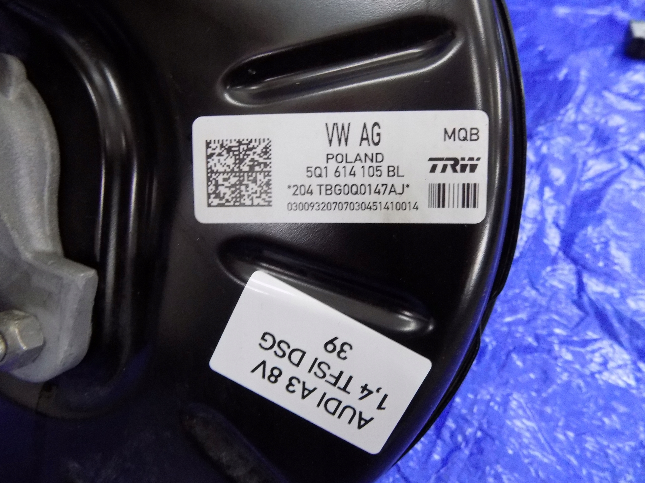 servo servo bubanj AUDI A3 8V 1,4TFSI