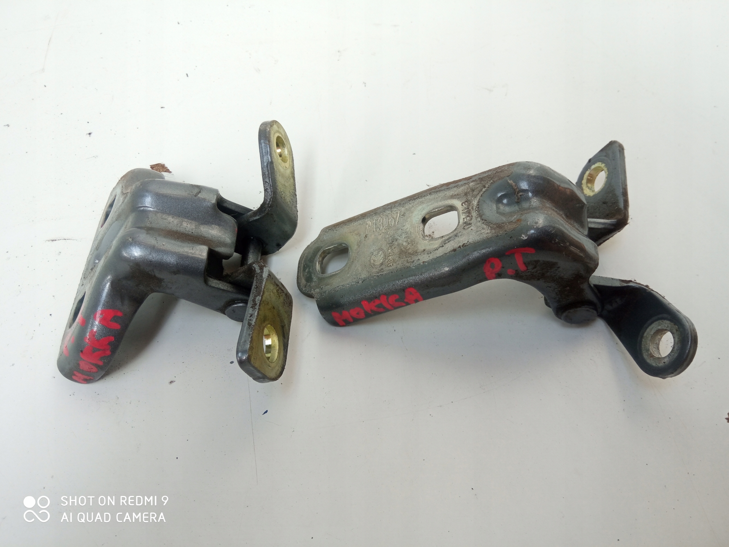 OPEL MOKKA hinge hinges door right rear part rear.
