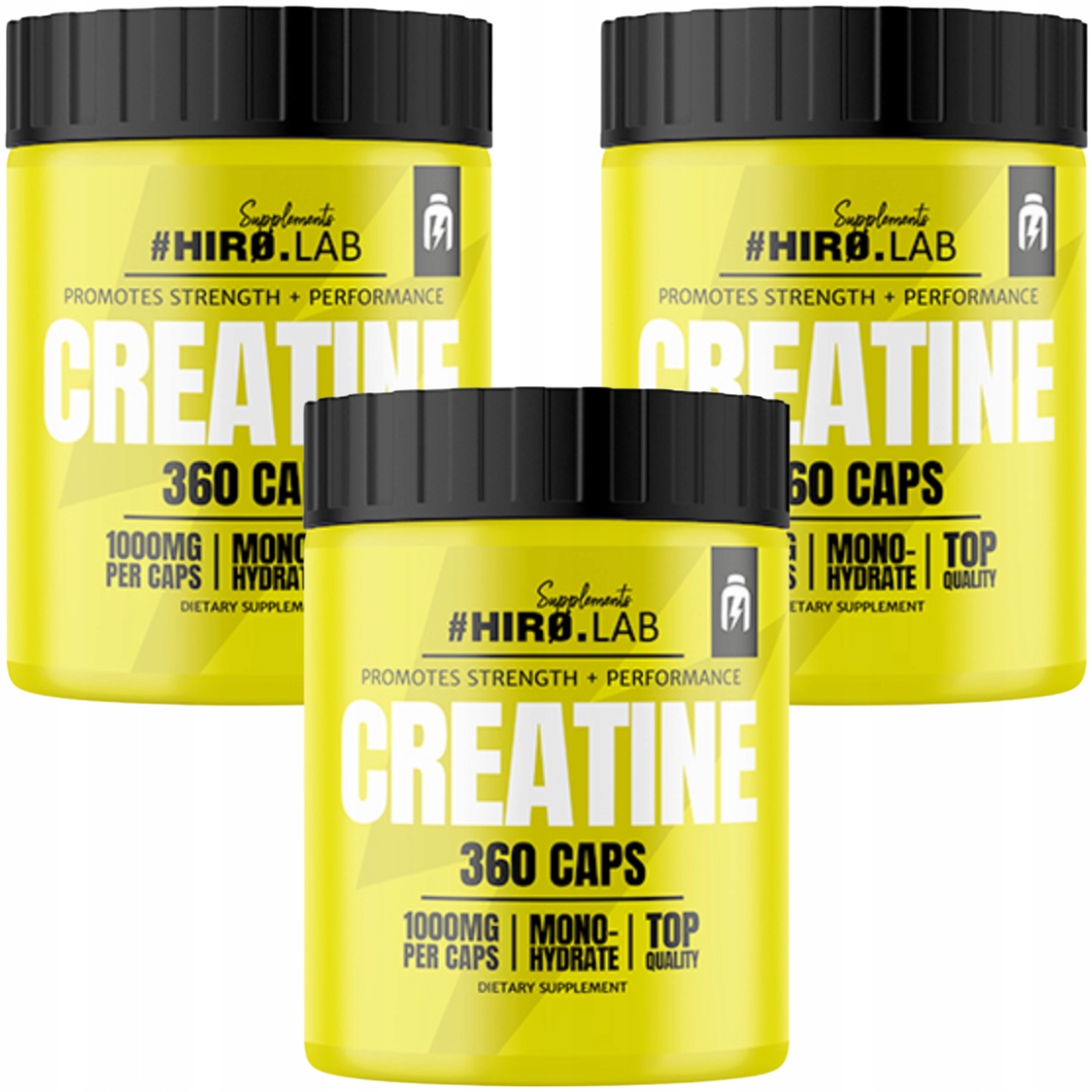 Hiro.lab Creatine 360 kapslí monohydrát kreatin v kapslích monohydrát