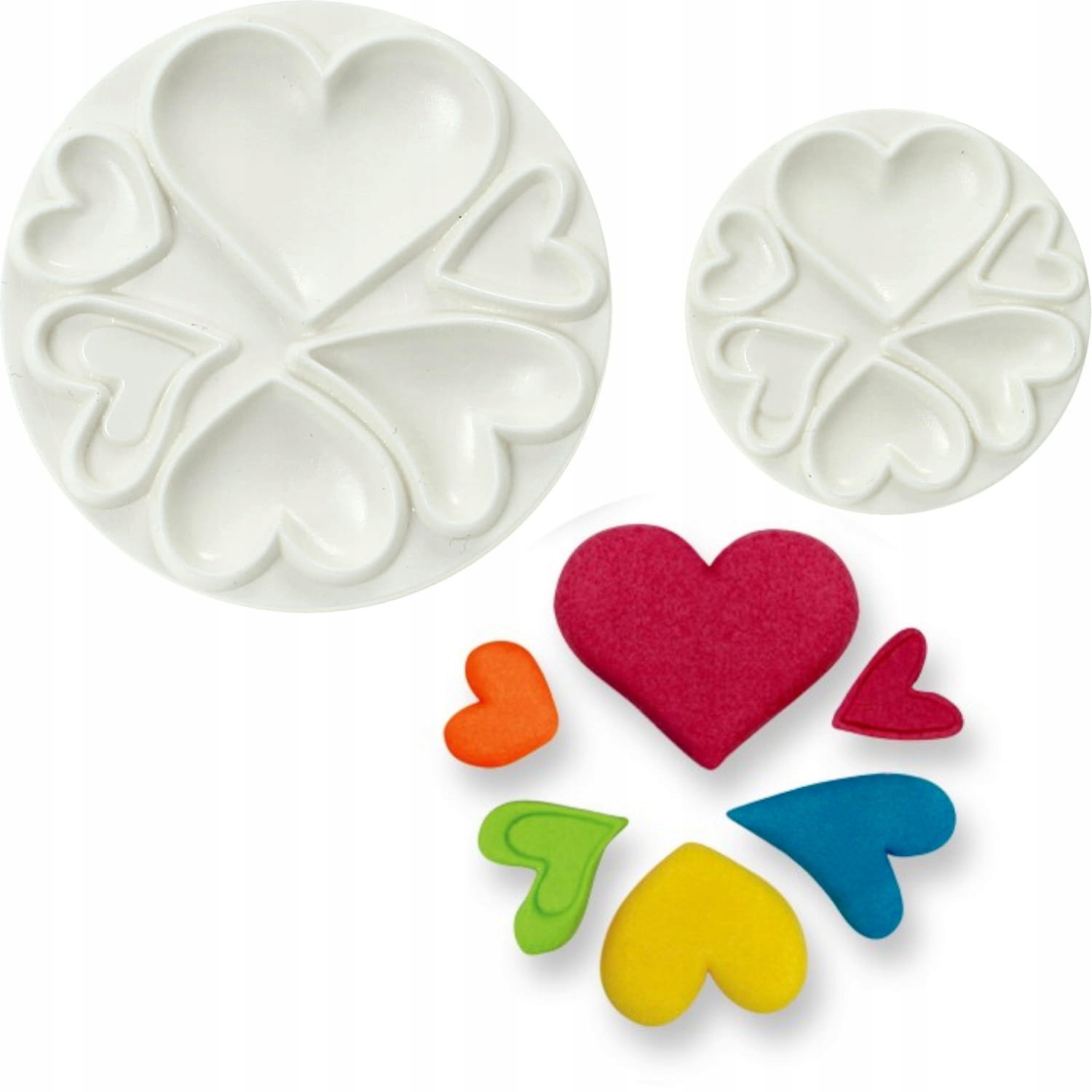 

Foremki wykrawacze do masy cukrowej ciastek Serca