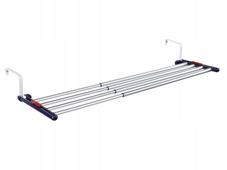 Levně Sušák Leifheit Quartett 42 81413 Rozkládací 57-107 cm Na Radiátor Balkon