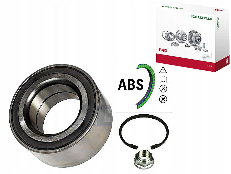 Ložisko Kola Honda Přední Cr-v II 07- Fag Asistent Kolize #34