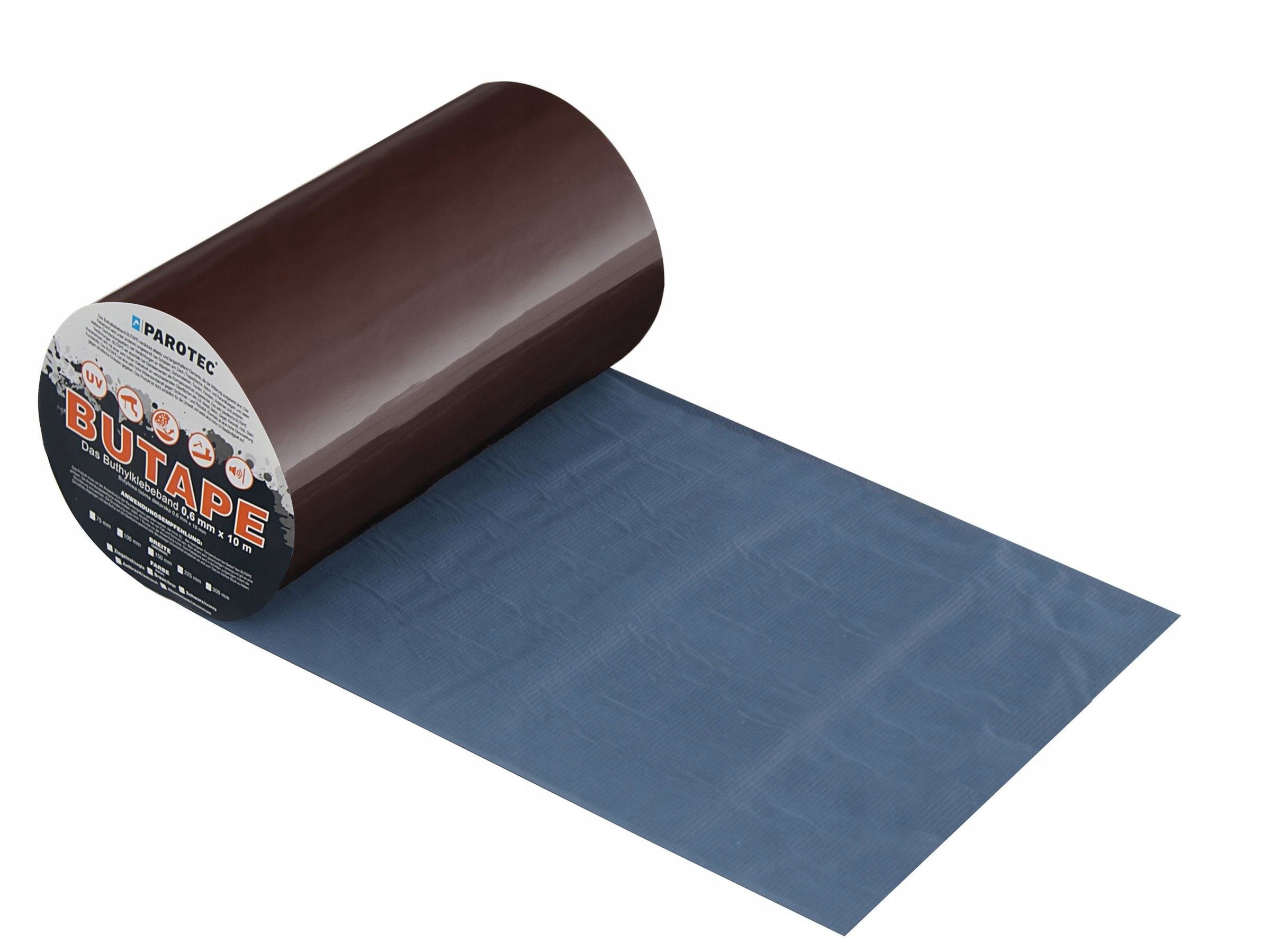 PAROTEC BUTAPE TAŚMA DEKARSKA BUTYLOWA 150MM X 10MB BRĄZOWA