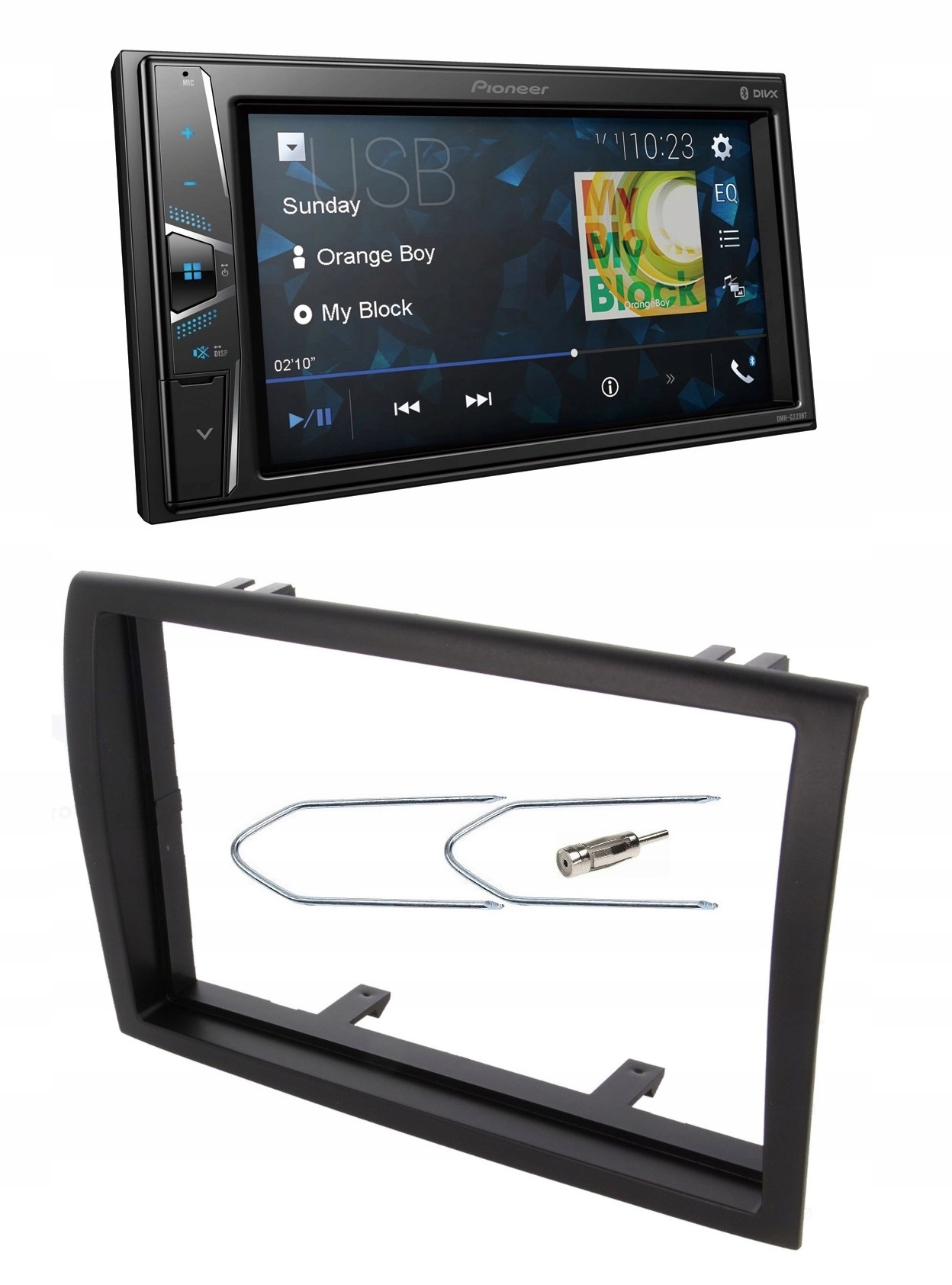 Autorádio Pioneer DMH-G220BT Bluetooth Peugeot Boxer Citroen Jumper