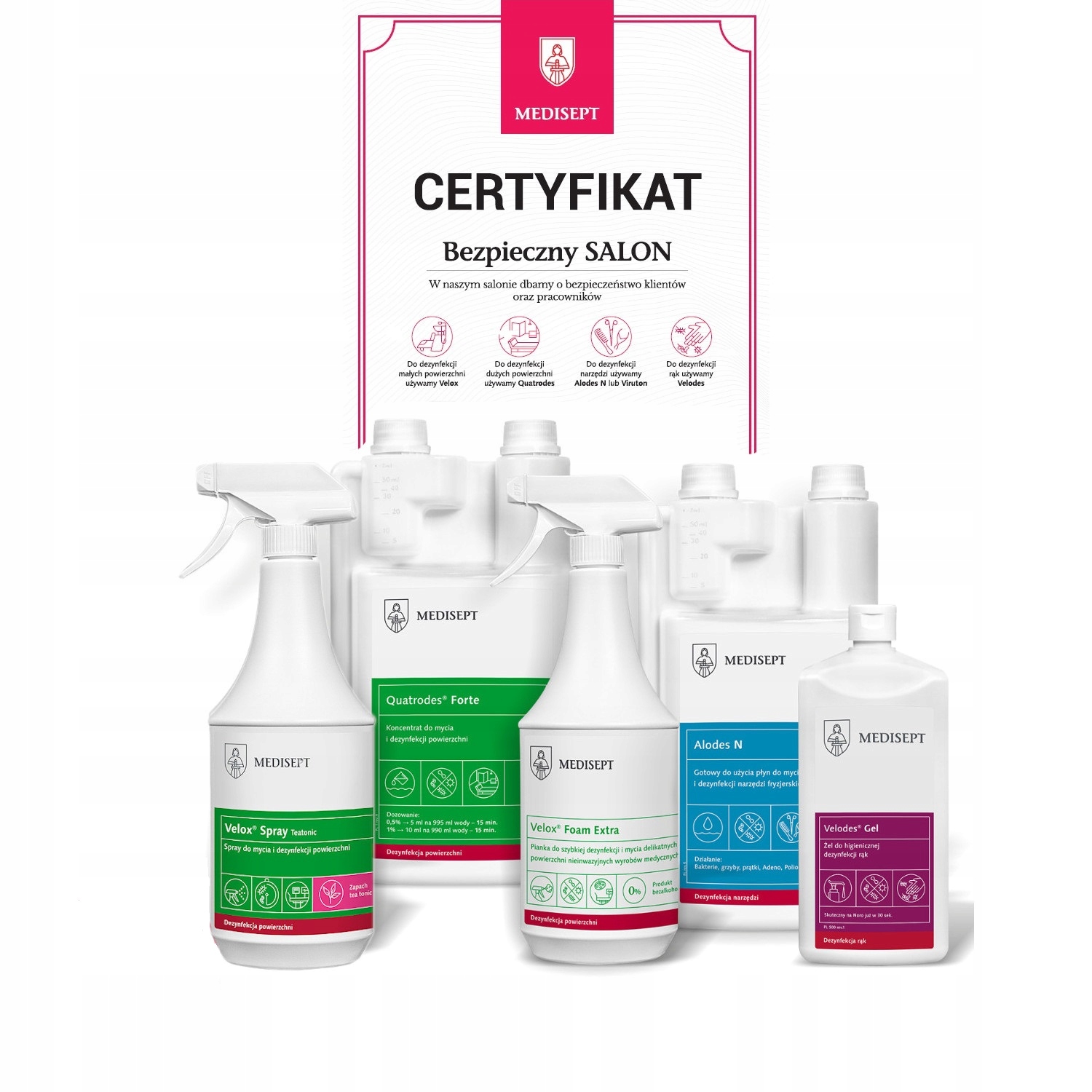 

Medisept Zestaw Dezynfekcja w Salonie Kosmetycznym